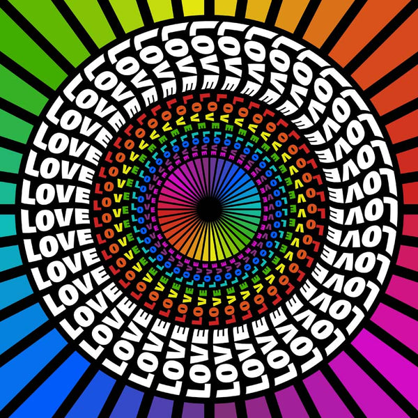 Rainbow LOVE Drew Tetz